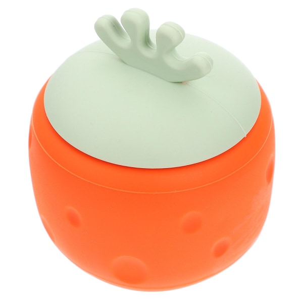 Husholdnings-Eggkoker i Silikon, Dampform, Liten Eggdamper, Pudding DIY-Form, Oransje 7X7X7.5CM Orange 7X7X7.5CM