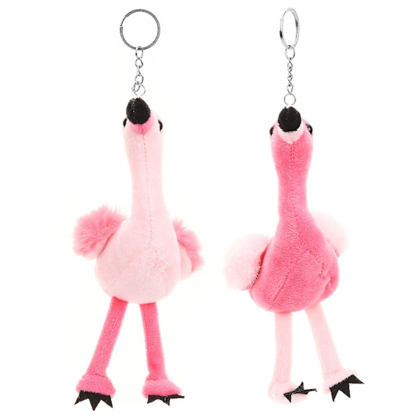 2 st Plush Flamingo Nyckelringspendanter Fyllda Djur Väska Hängande Pendants Blandade Färger 23x9cm Assorted Color 23x9cm