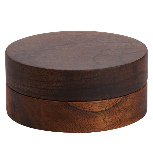 Walnut Wood Ashtrays with Lid - Covered Windproof Ashtray with Stainless Steel Liner | Indoor Outdoor Ash Tray for Home Patio