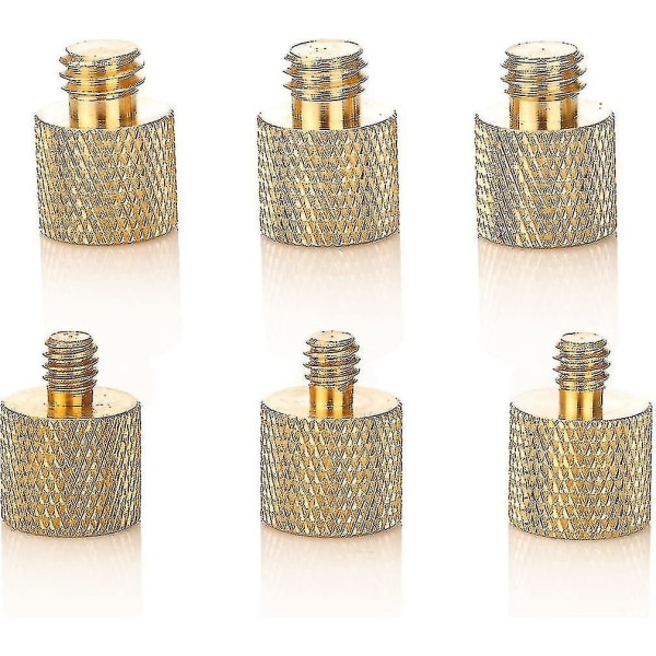 1/4 Tums Kvinna till 3/8 Tums Han Adapter Kit i Koppar