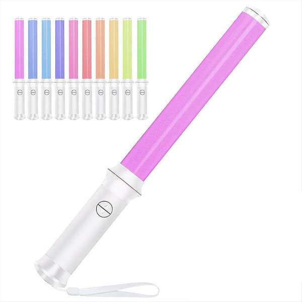 Glow The Dark Sticks Stick Lights Bröllop Glow Sticks Led Swivel Stick Chem LightsVit White