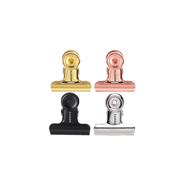 30 st Push Pins Clips, Tunga Klipp med Stift, Kreativa Stora Pappersklipp för Kubikväggar, Korktavlor, Konstverk, Foton, Anslagstavla, Roséguld rose gold
