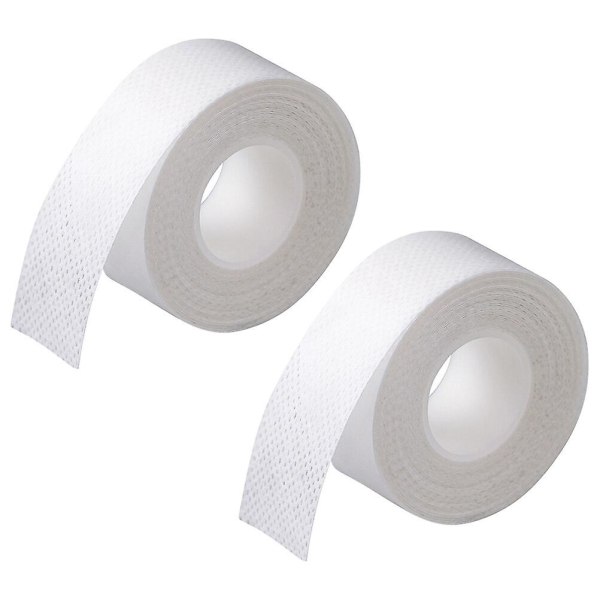 2 Rolls Of Collar Sweat Pads Portable Absorption Pads Outdoor Sweat LinersWhite500X2.5CM