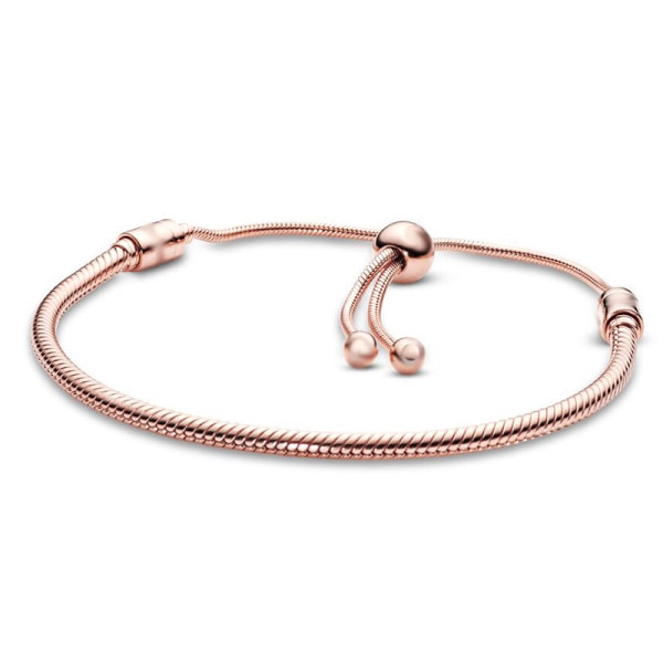 3 st. Dam Pulsbandsarmband för Berlocker Massivt Guld House of Ring-Snake Bone Armband