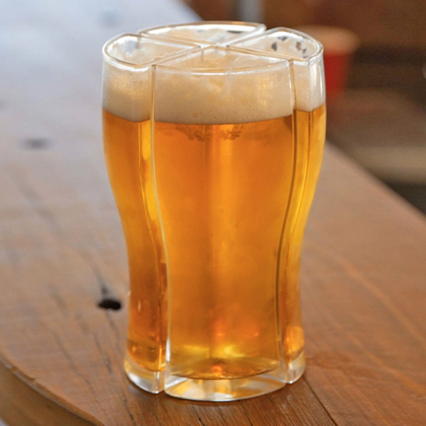 Stora ölglas Klassiskt hantverksölglas - Säkert blyfritt glas, hållbart Pilsner ölglas för pappa