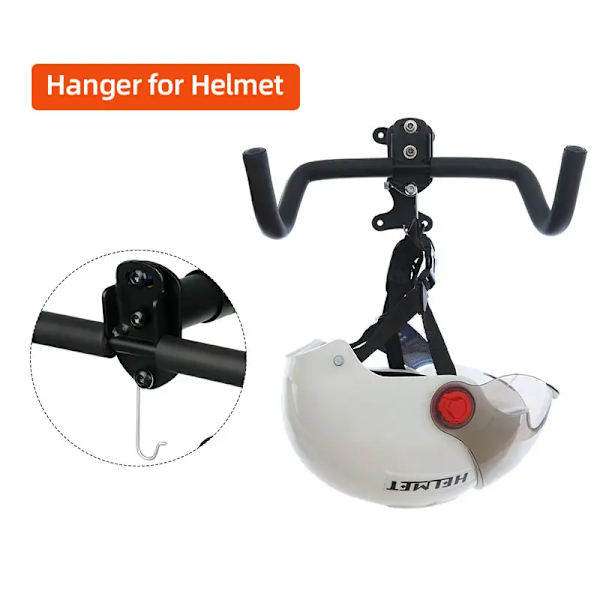 2 kpl Pyörän Seinäkiinnike Garasiin Säädettävä Pyörän Ripustin Säilytys Pyörä Garagissa Koton, Vaakasuora Pyörän Koukku Pyöränpidike MTB:lle