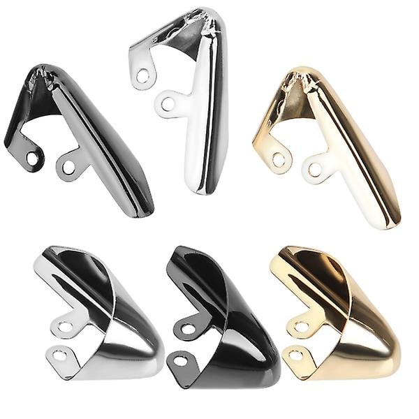 6 kpl Kengänpääsuojat Metalliset Terävät Kengänpääsuojat Korkokengän Varvaspääsuoja 3.3X1.8CM 3.3X1.8CM