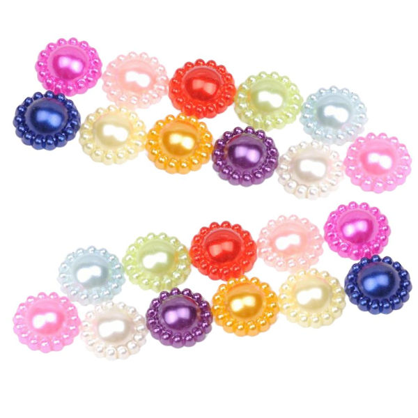 200 stk. Smykketilbehør DIY Velsignelsesposemateriale Miniaturetilbehør Harpiksperler Flatback Charms Smykker