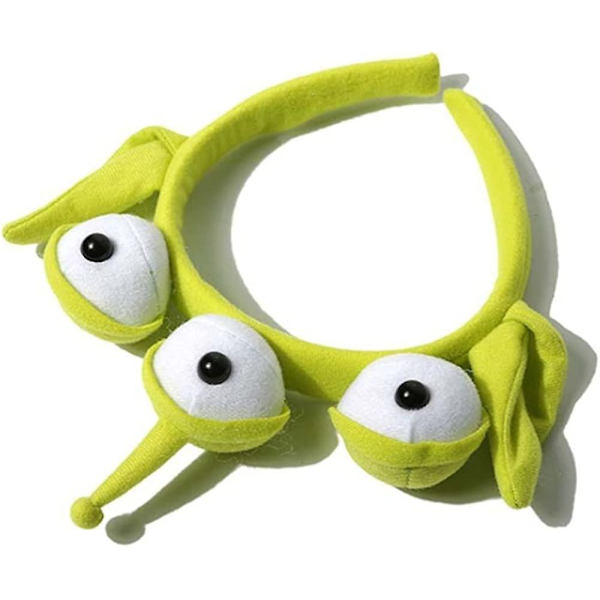 Alien Huvudband för Toy Story Elastiskt Plysch Hårtillbehör för Ansiktsrengöring Duscha