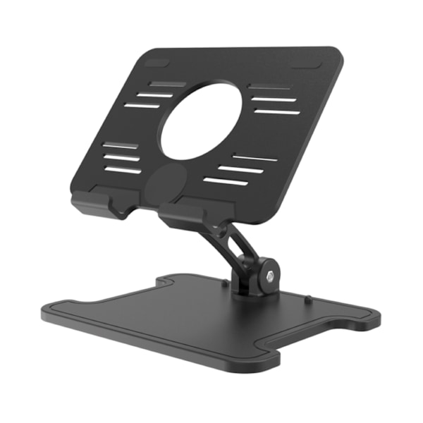 Mobiltelefon surfplatta hållare hopfällbar legering ABS bordsstativ_xrzi Black 1