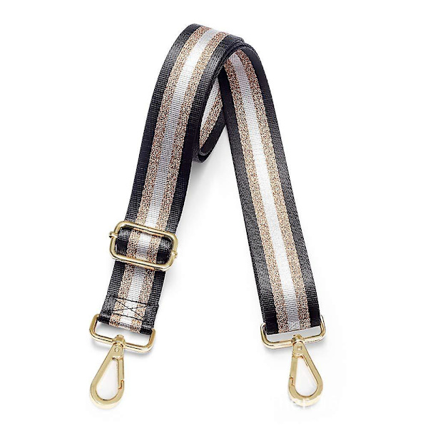 Ersättningsrem Crossbody Handväska Randig Bred Justerbar Väska Breda Axelremmar Justerbara och Utbytbara Axelremmar för Damväskor 1st