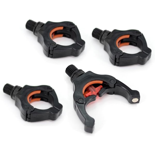 Stangstativ for fiske - Ideelt for karpefiske - for Rod-pod - Magnetisk lukking for å støtte stangen - Sett med 4 stykker