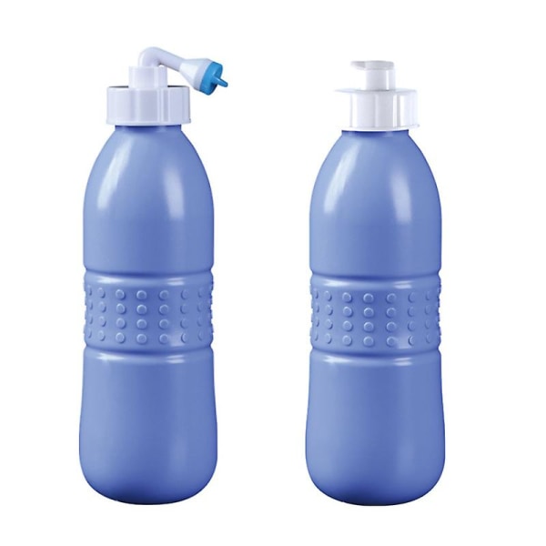 Bærbart håndholdt personligt bidet, på farten, rejsebidet med flaskevandskapacitet Bidetsprøjte til personlig rengøringsbrug (1 stk, blå)