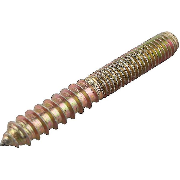 M8 X 60mm Metall Möbelskruv Pinnbultar Fästbultar 20st