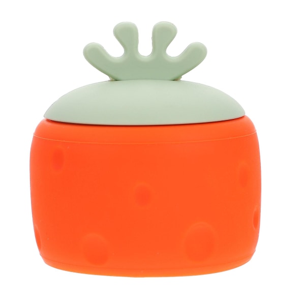 Husholdnings-Eggkoker i Silikon, Dampform, Liten Eggdamper, Pudding DIY-Form, Oransje 7X7X7.5CM Orange 7X7X7.5CM