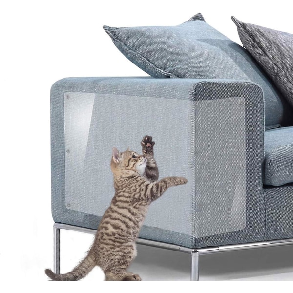 Kattklöskydd 2 i 1 Flexibelt Transparent Klöskydd Skydda Möbel Från Kattklös Skydd Stoppar Klösande Katter Möbler