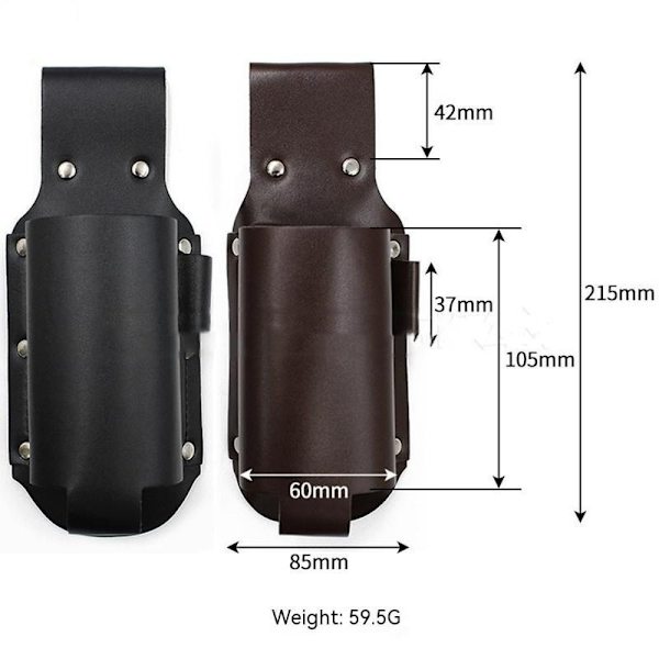 2 st Beer Holster, Vinflaska Holster Svart För Camping För Bar För Utomhusvandring