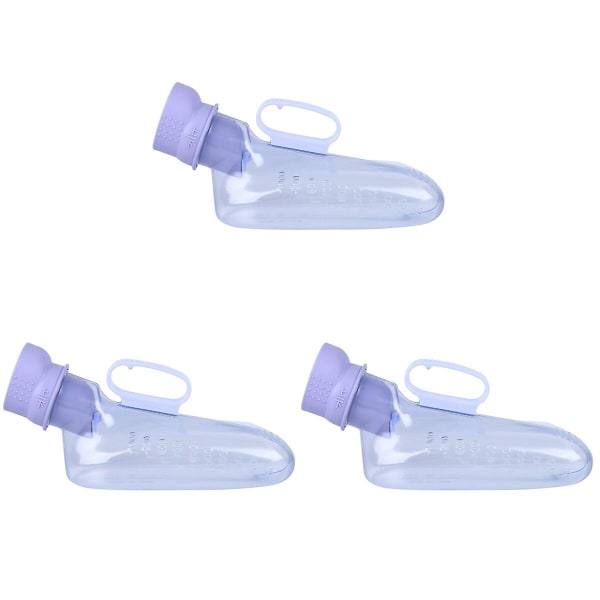 3 st Bärbar Urinflaska för Bilmontering, Sängliggande Patient, Hushåll, Utomhusresor, Multifunktionell 3 pcs 32*11cm