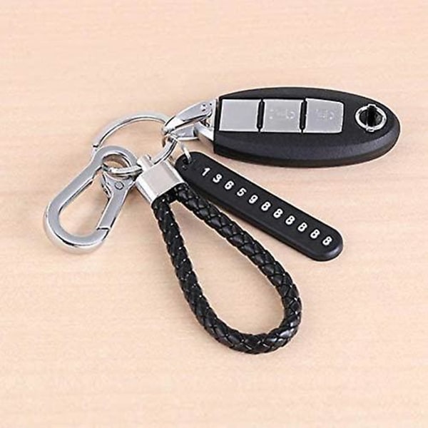 Nøglering, Metal Nøglering Karabiner Klips Nøglering Nøgleringe Til Håndværk Hummer Spænder Drejelige Klips Nøglering Til Mænd (10 stk)