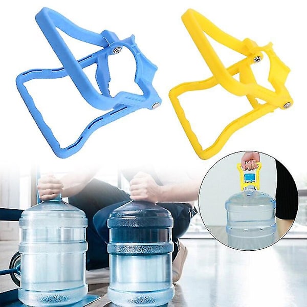 2 st Bärbara Vattenflaskhandtag, Vattenhinkhandtag, Arbetsbesparande Lätt Lyft Upp Plast Vattenhink Hållare Bärhandtag