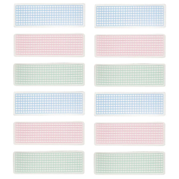 45 st Washi-tejp-provsamlingskort Washi-tejp-kort Plast Washi-kort Blandade färger 15X5CM Assorted Color 15X5CM