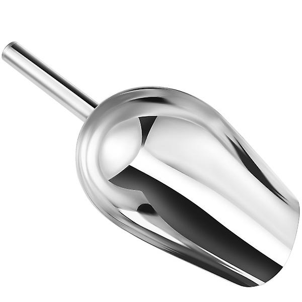 1 st Is-skopa i Rostfritt Stål, Korn-Skopa, Multifunktionell Mjölskopa, Risskopa för Te, Godis, Dessert, Bönor, Mat (33x14.5cm)Silver33X14.5cm Silver 33X14.5cm