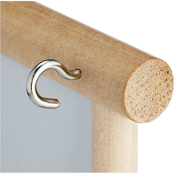 Speil med trepinne for fugl 10 x 10 cm