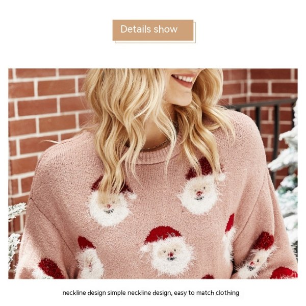 Kvinder Ugly Christmas Tree Rensdyr Holiday Strik Sweater Pullover red Children's Clothing 110