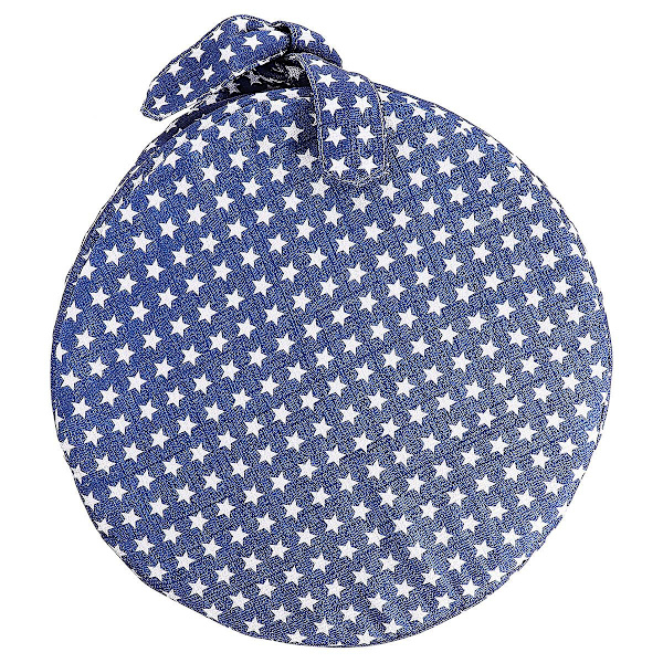 1 st. Höjningskudde för stol, Babymatstolskudde, Småbarnsrund Sittdyna, Blå 32X8X4cm Blue 32X8X4cm