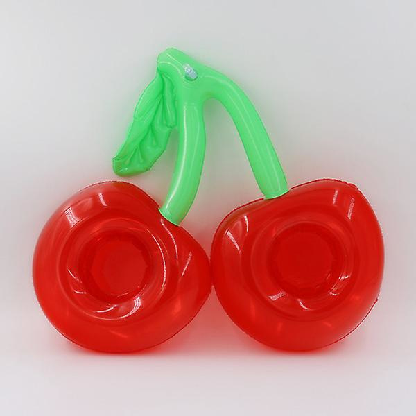 2 stk. Pool Flytekoppholder Kopperholdere Underlag Oppblåsbare Drikkholder Oppblåsbar Kopperholder Rød37X Red 37X36cm