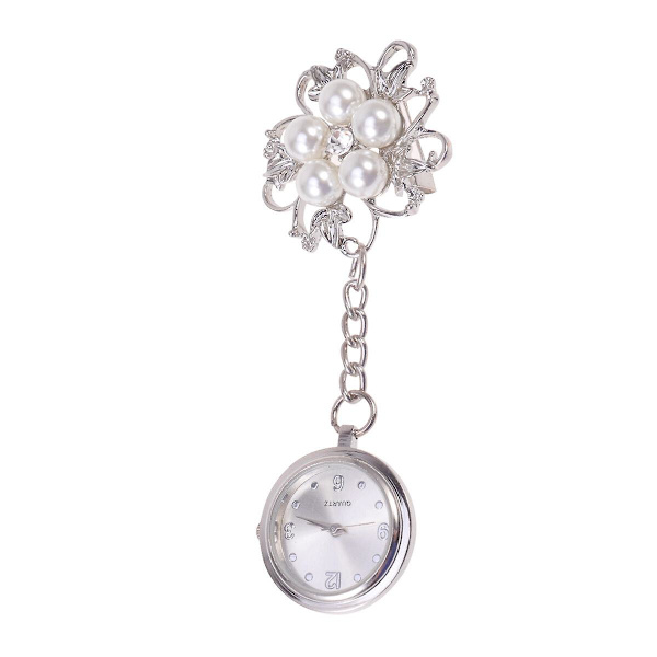 Taskukello Hoitajan Rinnaneula Kellon Neula Kellon Lääkärin Taskukello Rinnaneula Fob Kellon Hopea 9 * 3 cm Silver 9*3 cm