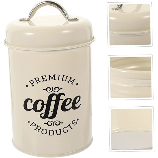 Godteriboks Kaffe og lufttett kaffeoppbevaring Rund kaffeboks Kaffe_RY