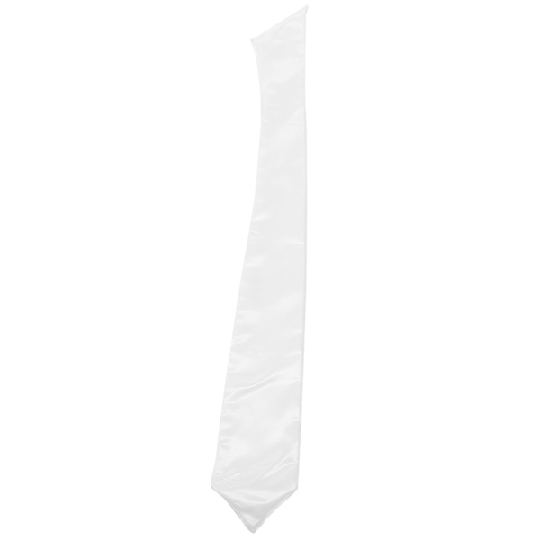 Examenssjal Unisex Enfärgad Examenssjal Sash Examenssjal Vit 144X12X0.1CM White 144X12X0.1CM