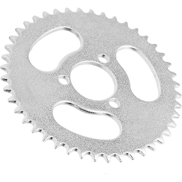 44t Bakre Kedjehjul, 44 Tands Bakre Kedjehjul Höghållfast Stål Bakre Kedjehjul Ersättning För Elcykel (1st, Silver)