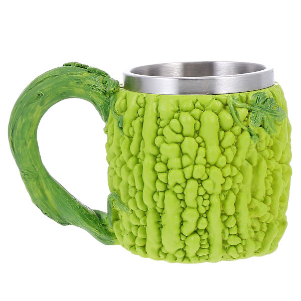 1 stk Udendørs 3D Frugt Krus Rustfrit Stål Øl Kande Kreativ Frugt Mønster Kande Grøn 14X10X8.5CM Green 14X10X8.5CM