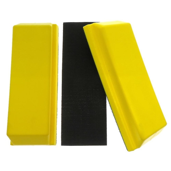 67x193mm Rectangular Shaped Sanding Disc Holder Sandpaper Backing Polishing Pad Hand Sanding Block