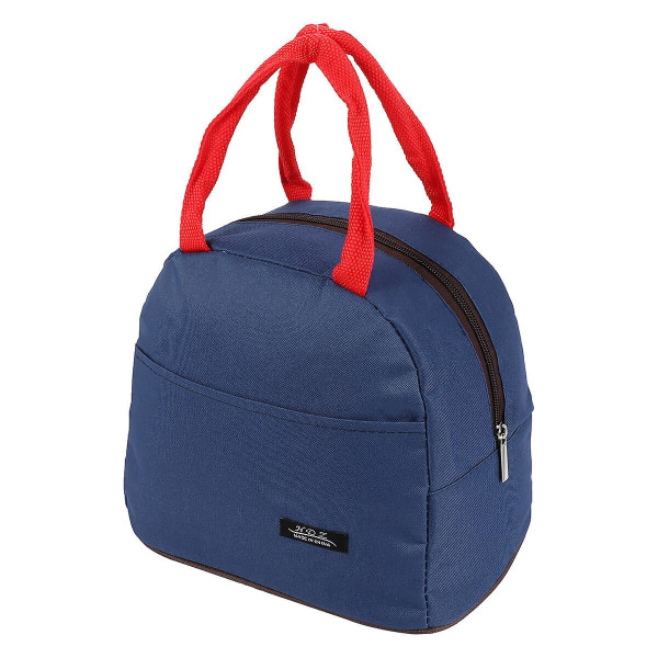 1 st Lunchväska för värmebevarande, bärbar, för studenter, Bento-väska, Blå 25,5X20X18CM Blue 25.5X20X18CM