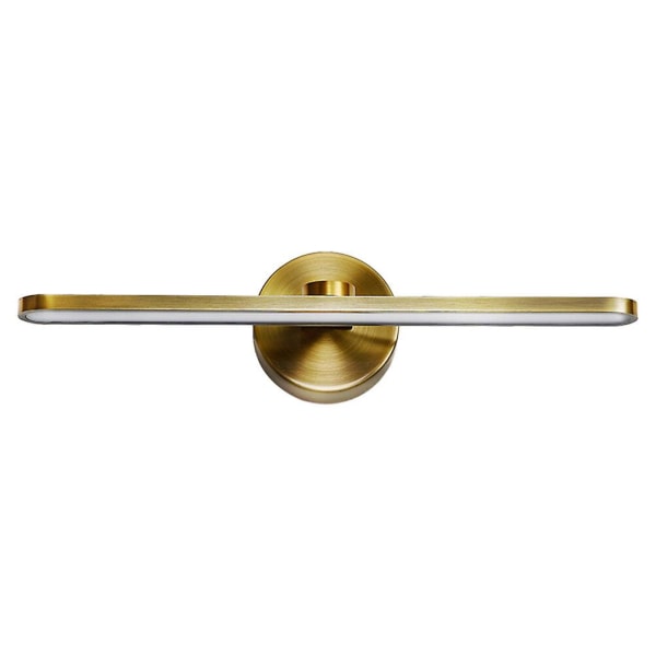 1 stk Vandafvisende Spejllys Badeværelse Led Lys Væghængt Lys Lampe Guld Bronze 30x11x11cm Gold Bronze 30x11x11cm
