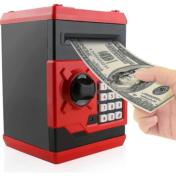 Pankkiautomaatti säästöpossu, varastaminen raharasia säästävä kolikon Penny Money Box syntymäpäivälahja lapsille