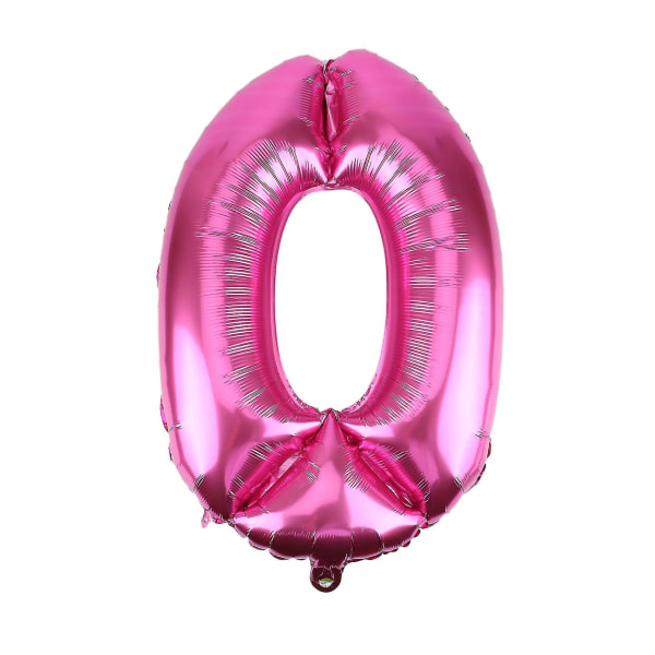 32 Inch Digital Aluminum Film Balloon Birthday 0-9 Digital Balloon F