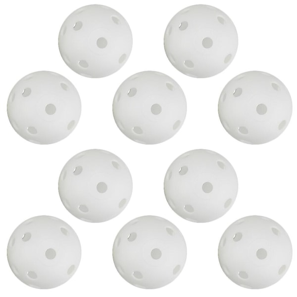 20 stk Golfbolde Tilbehør Impact Bolde Indendørs Udendørs Bolde Hule Bolde Praktiske Hvid 4X4X White 4X4X2cm