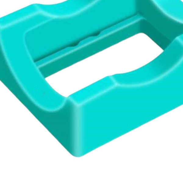 Antislip mugghållare med sidoskala, silikon dold skrapgrov, filt kant skrapa rullhållare, antislip process vagga kit