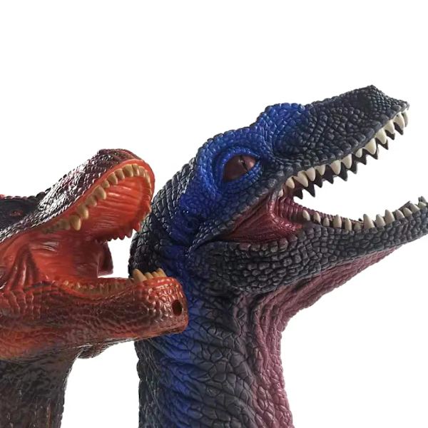 Dinosaurleker Velociraptor Dinosaur Hånddukker Rollespill Gaveleke og Festutstyr for Barn
