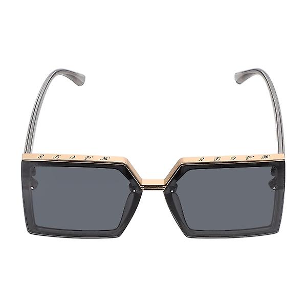 Fashionabla UV-skyddssolglasögon Premiumsolglasögon Creative SunglassesGrå14,5X14,4X5,5cm Grey 14.5X14.4X5.5cm