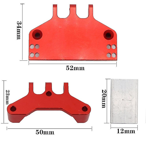 Metal Link Rod ja Kiinnitysvarsi, Yhteensopiva MN G500 MN86 MN86S MN86K MN86KS 1/12 RC Crawler Auton kanssa