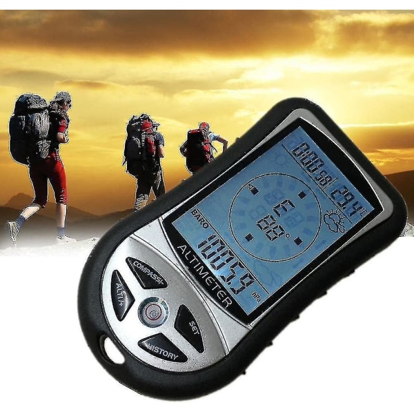 Altimeter Termometer Barometer Multifunksjonskompass