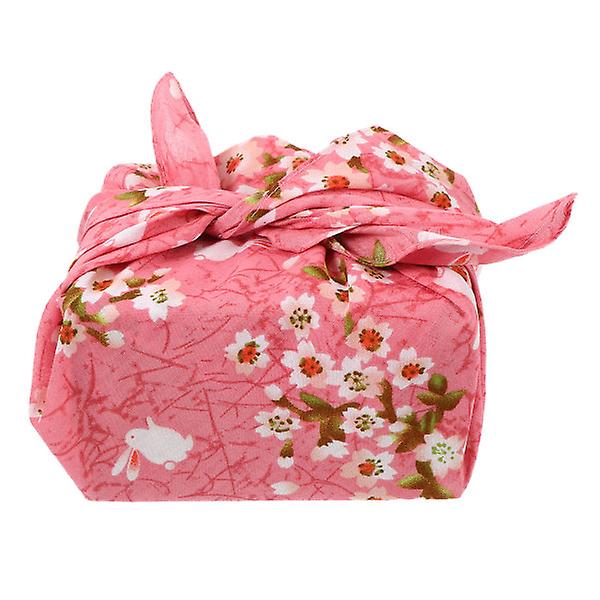 1 st japansk näsduk Slitstark Bento omslagsduk Bordsduk bordsunderlägg Rosa50X50CM Pink 50X50CM