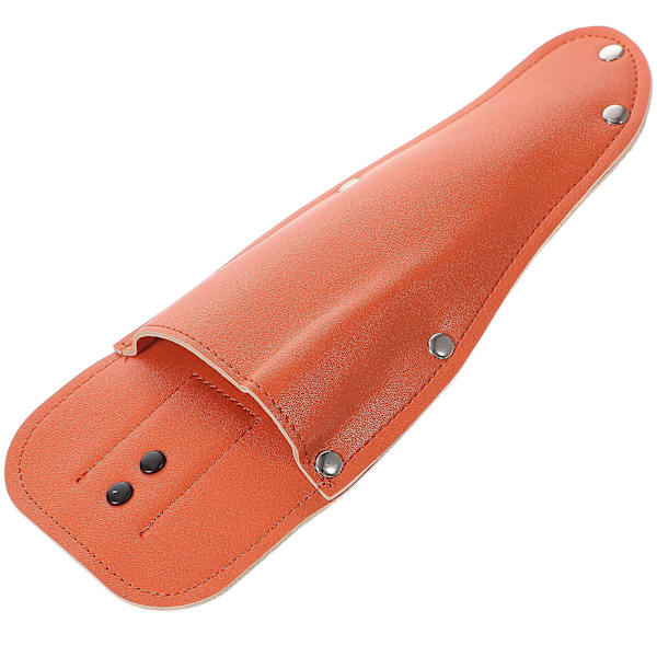 Salong Saxväska Saxhållare PU-Läder Saxväska Frisörverktyg Hållare Ljusbrun Light Brown 23.2x8cm
