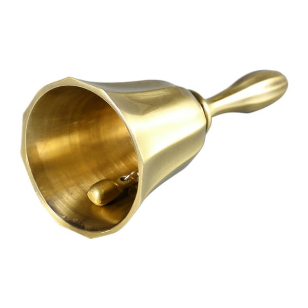 Bell multifunksjonell håndklokke musikkinstrument for restaurering Bell (Golden)