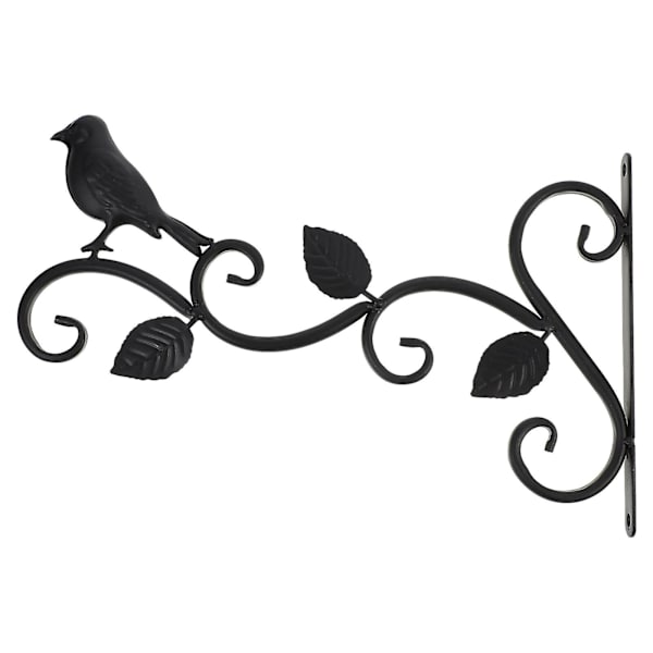 Plantepotte Indendørs Planter Havekrog Havevægophæng Burkrogophæng Jernplante Krog Sort 30x1 Black 30x14cm